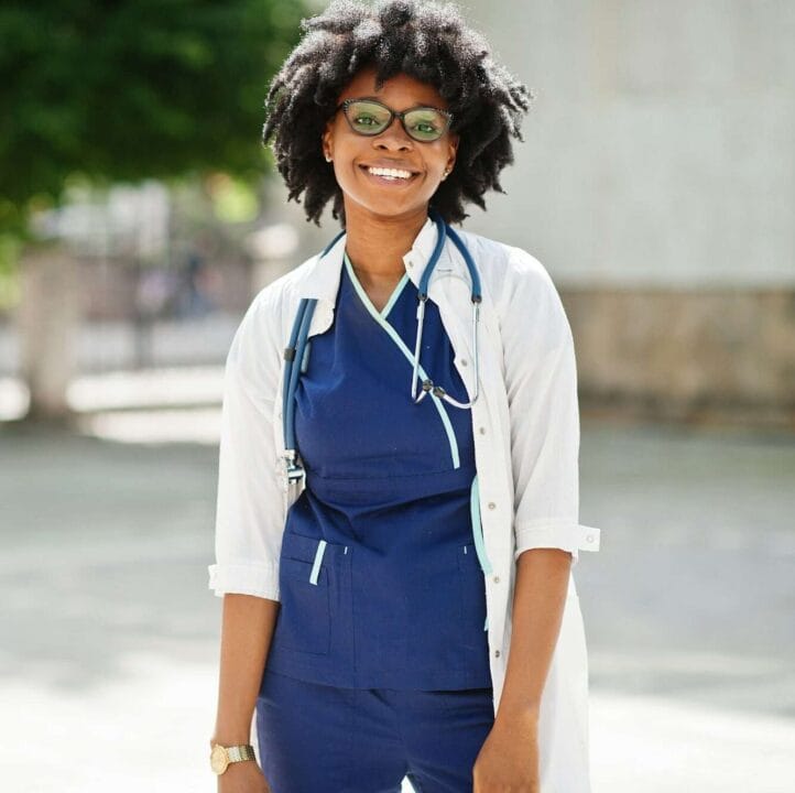 African female doctor